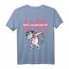 Einhorn Party T-Shirt für Mädels - Lustiges JGA Saufen Shirt mit Spruch 'egal was passiert pegel halten' für Junggesellinnenabschied & Party