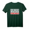 Ich hasse Menschen Ich mag Steine - Lustiges Spruch T-Shirt für Introvertierte, Asoziale & Menschen, die Ruhe schätzen