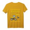Kinder 3. Geburtstag Bagger T-Shirt - Lustiges Baustellen-Outfit für Jungen und Mädchen ab 3 Jahren