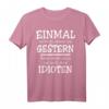 Einmal mit Profis Arbeiten Ohne Idioten T-Shirt  Lustiges Spruchshirt für Kollegen, Handwerker und Baustellenmitarbeiter