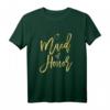 40 Geburtstag Maid Of Honor T-Shirt mit dunkelgelbem Schriftzug & Ring-Design  Perfekt für Bachelorette Party & Bridal Shower für Frauen