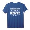 Vorsitzender in Rente - Lustiges Ruhestand T-Shirt als Abschiedsgeschenk für Führungskräfte und Kollegen