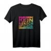 Kein Mensch ist illegal - Statement gegen Rassismus T-Shirt für Toleranz, Menschenrechte & gesellschaftliches Engagement