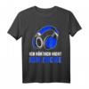 Gamer Geschenk Ich Hör' Dich Nicht Ich Zocke T-Shirt - Lustiges Gaming T-Shirt für Zocker und E-Sport-Fans