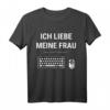 Ich Liebe Meine Frau Wenn Sie Mich Zocken Lässt - Lustiges Gaming T-Shirt für Männer, Gamer, Nerds & Konsolenspieler als Weihnachts- oder Geburtstagsgeschenk