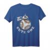 Star Wars The Last Jedi BB-8 The Cute One Text T-Shirt - Offiziell lizenziertes Star Wars Merchandise für Fans