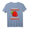 Erdbeer T-Shirt mit Spruch  Ein Leben Ohne Erdbeeren Ist Möglich Aber Sinnlos  Perfektes Geschenk für Erdbeerliebhaber und Sommerfans