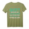 Schlosser T-Shirt - Gott errichtete den Schlosser, klassisch geschnitten, ideal als Geschenk für Handwerker & Metallarbeiter