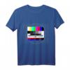 Lustiges Retro 80er & 90er Jahre T-Shirt mit Testbild Motiv  Perfekt für Motto-Partys, Fasching & als Geschenk für Nostalgie-Fans