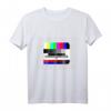 Lustiges Retro 80er & 90er Jahre T-Shirt mit Testbild Motiv  Perfekt für Motto-Partys, Fasching & als Geschenk für Nostalgie-Fans