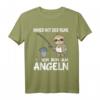 Immer mit der Ruhe ich bin am Angeln Faultier Angel T-Shirt für Kinder  Lustiges Angeloutfit für Jungen & Mädchen mit Spruch