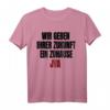 JVA - Wir geben ihrer Zukunft ein Zuhause T-Shirt  Lustiges Gefängnis Motiv für Männer, Frauen & Kinder als Geschenkidee