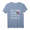 Leben Ohne 3 Ausrufezeichen T-Shirt  Lustiges Geburtstagsgeschenk für Damen, Herren und Kinder zum HapBunny