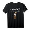 Ein Moin sagt mehr als tausend Worte - Norddeutsches T-Shirt mit Möwen-Illustration und maritimen Spruch für Nordsee- und Ostsee-Fans