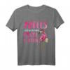 Egal Was Passiert Pegel Halten Flamingo T-Shirt  Lustiges Party Outfit für Junggesellinnenabschied, Mädelsabend & Flamingo-Feiern