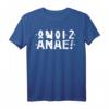 Lustiges verstecktes Nachricht T-Shirt - Anal? Buchstabe im Used-Look, Provokantes Humor-Shirt 2021