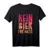 Gegen Rechts Spruch T-Shirt 'Kein Bier Für Nazis' mit Farbklecks  Statement gegen Rassismus, Faschismus & Diskriminierung