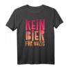 Gegen Rechts Spruch T-Shirt 'Kein Bier Für Nazis' mit Farbklecks  Statement gegen Rassismus, Faschismus & Diskriminierung