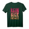 Gegen Rechts Spruch T-Shirt 'Kein Bier Für Nazis' mit Farbklecks  Statement gegen Rassismus, Faschismus & Diskriminierung