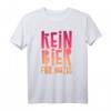 Gegen Rechts Spruch T-Shirt 'Kein Bier Für Nazis' mit Farbklecks  Statement gegen Rassismus, Faschismus & Diskriminierung