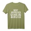 Bitte nicht sprechen ich habe eine Freundin T-Shirt  Lustiges Party-Outfit für Junggesellenabschied, Geburtstag & als Geschenk für Partner oder Freunde