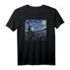 Van Gogh Starry Night T-Shirt mit ART MATTERS - Kunstliebhaber Geschenk mit berühmtem Gemälde & stilvollem Design