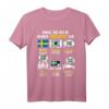 Dinge Die Ich In Meiner Freizeit Tue Schweden T-Shirt  Geschenk für Schweden- und Skandinavien-Liebhaber, Elch- und Rentierfans