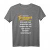 Lustiges Teenager T-Shirt mit Spruch  Perfektes Geschenk für Jugendliche, Pubertät & Geburtstage, Weihnachten oder Spaß für Jungs & Mädchen