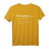 Der Privatier Definition Ruhestand Rente Frührentner Spruch T-Shirt  Für junge Vermögende, Investoren und Unternehmer