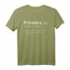 Der Privatier Definition Ruhestand Rente Frührentner Spruch T-Shirt  Für junge Vermögende, Investoren und Unternehmer
