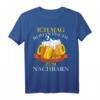 Ich mag romantische Spaziergänge zum Nachbarn T-Shirt  Lustiges Geschenk für Hausparty, Nachbarn und Bierliebhaber