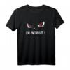 Lustiges T-Shirt mit frechem Spruch - Du nervst echt halts Maul Fresse, ideales Geschenk für Geburtstag, Halloween & Weihnachten für Eigenbrödler und Morgenmuffel