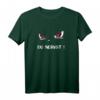 Lustiges T-Shirt mit frechem Spruch - Du nervst echt halts Maul Fresse, ideales Geschenk für Geburtstag, Halloween & Weihnachten für Eigenbrödler und Morgenmuffel