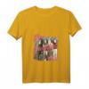 Breakfast Club Pink Text Group Photograph T-Shirt mit V-Ausschnitt  Offiziell lizenzierte HapBunny Kleidung für Fans