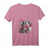 Breakfast Club Pink Text Group Photograph T-Shirt mit V-Ausschnitt  Offiziell lizenzierte HapBunny Kleidung für Fans