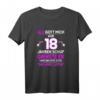 Als Gott mich vor 18 Jahren schuf grinste er - Lustiges Geburtstags-T-Shirt für Frauen zum 18. Geburtstag mit humorvollem Spruch