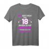 Als Gott mich vor 18 Jahren schuf grinste er - Lustiges Geburtstags-T-Shirt für Frauen zum 18. Geburtstag mit humorvollem Spruch