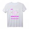 Als Gott mich vor 18 Jahren schuf grinste er - Lustiges Geburtstags-T-Shirt für Frauen zum 18. Geburtstag mit humorvollem Spruch