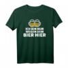 Ich bin nur wegen dem Bier hier T-Shirt  Lustiges Party- und Bierliebhaber-Spruch für Spaß und Zusammenkunft