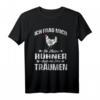 Ich Frag Mich Ob Meine Hühner Auch Von Mir Träumen Landwirt T-Shirt  Lustiges Geschenk für Hühnerliebhaber & Bauern zum Geburtstag & Weihnachten