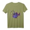 Tiefsee-Anglerfisch Angler Taucher Geschenk Laternenfisch T-Shirt  Lustiges Meeresmonster für Fischer, Aquarienliebhaber & Halloween