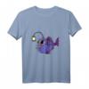 Tiefsee-Anglerfisch Angler Taucher Geschenk Laternenfisch T-Shirt  Lustiges Meeresmonster für Fischer, Aquarienliebhaber & Halloween