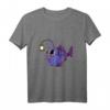 Tiefsee-Anglerfisch Angler Taucher Geschenk Laternenfisch T-Shirt  Lustiges Meeresmonster für Fischer, Aquarienliebhaber & Halloween