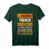Lustiges Tischler T-Shirt mit Warnung Schild  Originelle Geschenkidee für Handwerker, Bauarbeiter & Tischler zum Geburtstag & Weihnachten