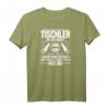 Damen Tischler T-Shirt mit V-Ausschnitt - Humorvolles Design für Handwerker im Holzhandwerk
