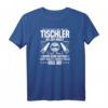 Damen Tischler T-Shirt mit V-Ausschnitt - Humorvolles Design für Handwerker im Holzhandwerk