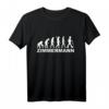 Zimmermann Evolution T-Shirt für Handwerker und Bauarbeiter  Klassisch geschnitten, mit Werkzeug-Motiv