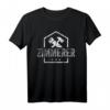 Zimmerer Retro Hammer T-Shirt  Lustiges Handwerker Motiv für Dachdecker, Schreiner & Tischler, Perfektes Geschenk für Berufsliebhaber