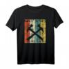 Retro Zimmerer Dach Handwerker Zimmermann T-Shirt  Perfekt als Geschenk für Zimmerleute, Gesellen und Bauarbeiter