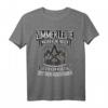 Zimmerer Spruch T-Shirt mit Zunftzeichen  Geschenk für Zimmerleute, Lehrlinge & zur Meisterprüfung